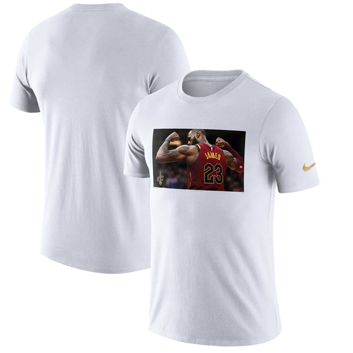 Cleveland Cavaliers LeBron James Nike Player Pack Performance T-Shirt White,We sell and wholesale Cleveland Cavaliers LeBron James Nike Player Pack Performance T-Shirt White on line form chian!